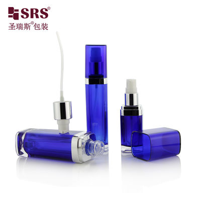 SRS China Manufacture Acrylic Cosmetic 15ml 30ml 60ml 120ml Пластиковая лосьонная бутылка с крышкой