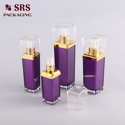 Shengruisi упаковка L054-15ml 30ml 50ml 100ml роскошный квадратный пластиковый лосьонный насос Бутылка