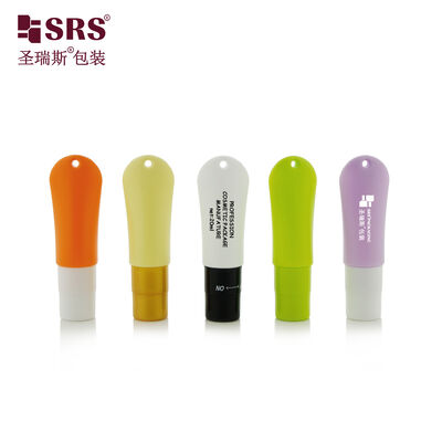 20ml HDPE Tube Shape Roll‑on Bottle Empty Plastic Roller Ball Container For Essential Oil