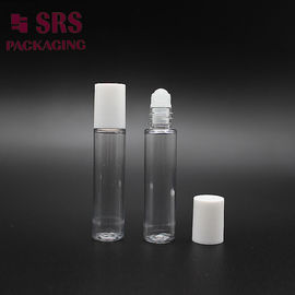 PET-8ml пластиковая прозрачная бутылка с роликовым шариком для парфюмерии с блеском на губах пустая