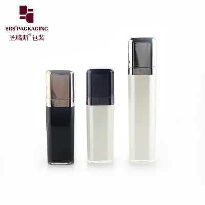 15ml 30ml 50ml пластиковый пустой лосьон для ухода за кожей квадратный бесвоздушный бутылка насоса