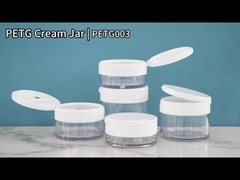 PETG003 Пластиковая банка с крышкой для крема