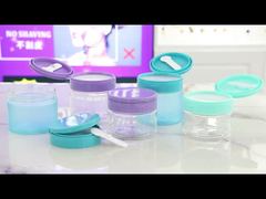 PET007 200 г 250 г 300 г Пластиковая банка для крема из ПЭТ с откидной крышкой, пинцетом, ложкой