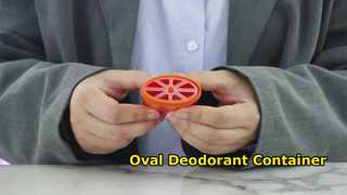 Часы D040: 15 мл, 40 мл, 50 мл, 75 мл, полипропиленовый пластиковый контейнер для геля-дезодоранта овальной формы. Витрина.
